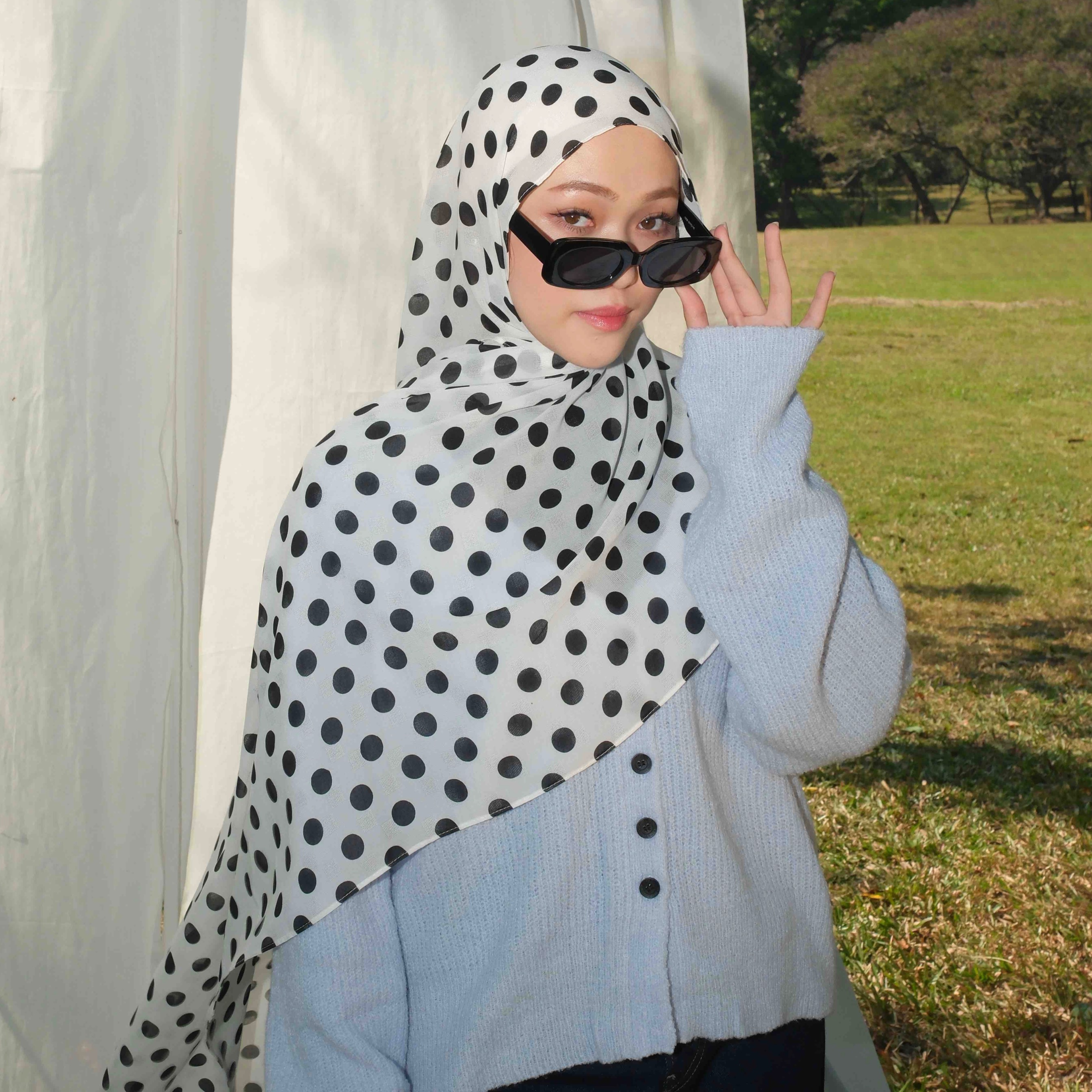 FAYE Pattern Shawl (Pattern Pashmina Chiffon & Viscose)
