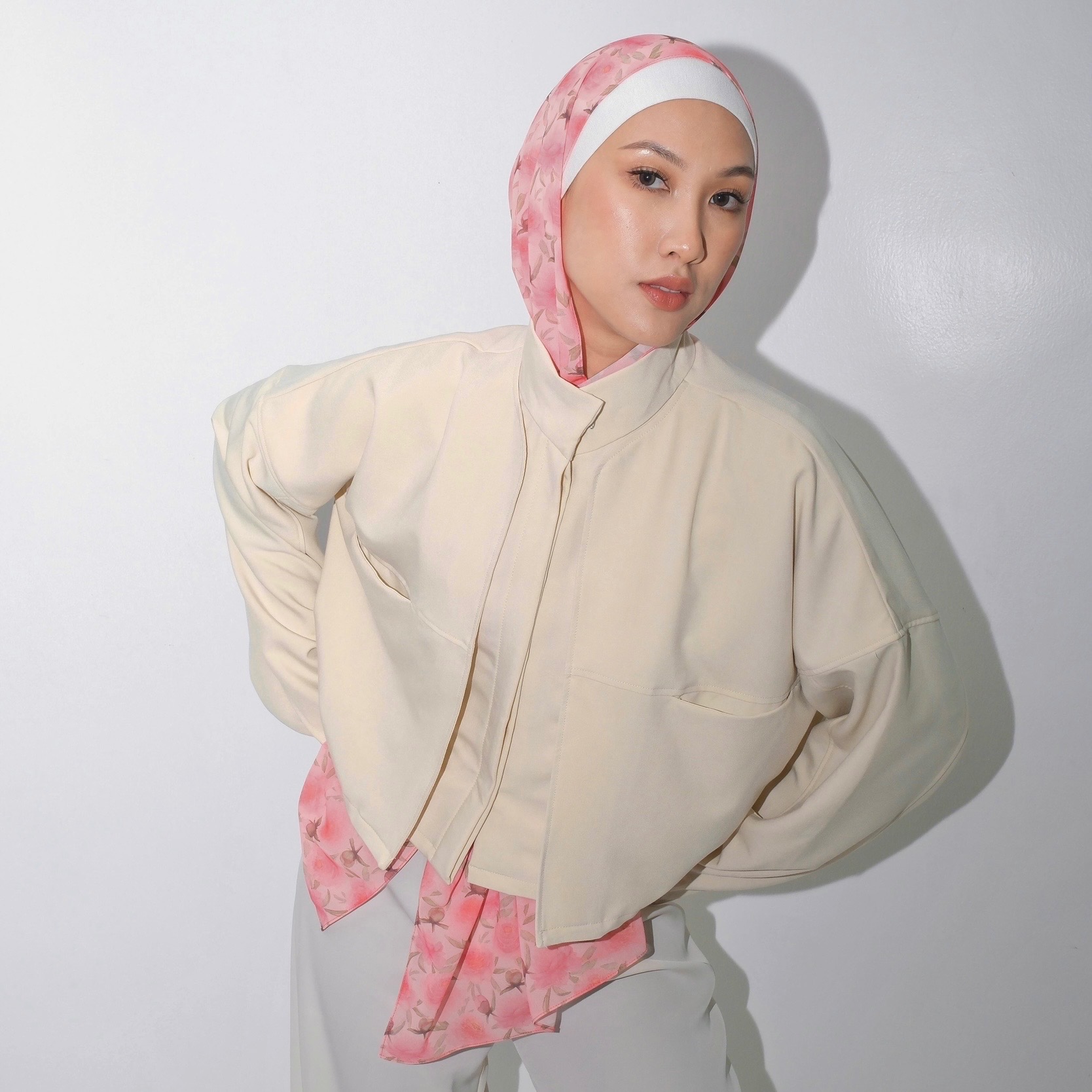 FAYE Pattern Shawl (Pattern Pashmina Chiffon & Viscose)