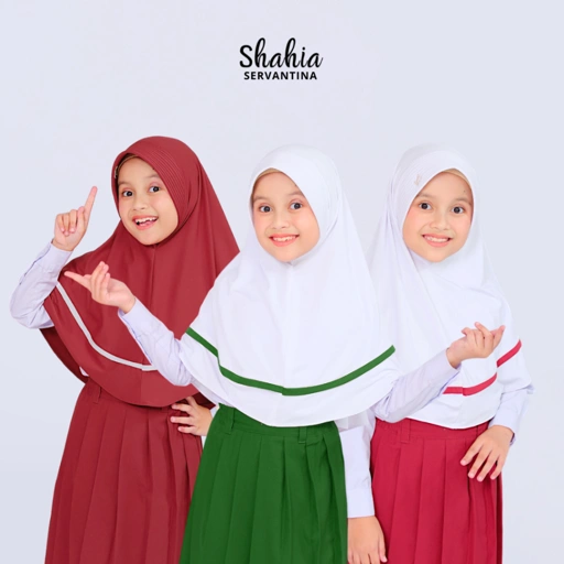 Image of Shahia Servantina - Valeta Hijab sekolah Anak Perempuan