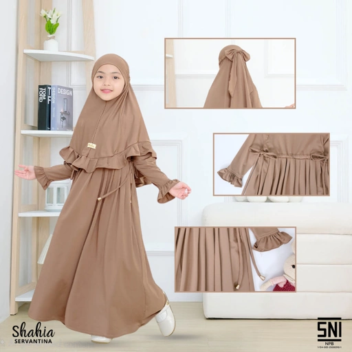 Image of Shahia Servantina - Zivana Set Dress Gamis Anak Perempuan