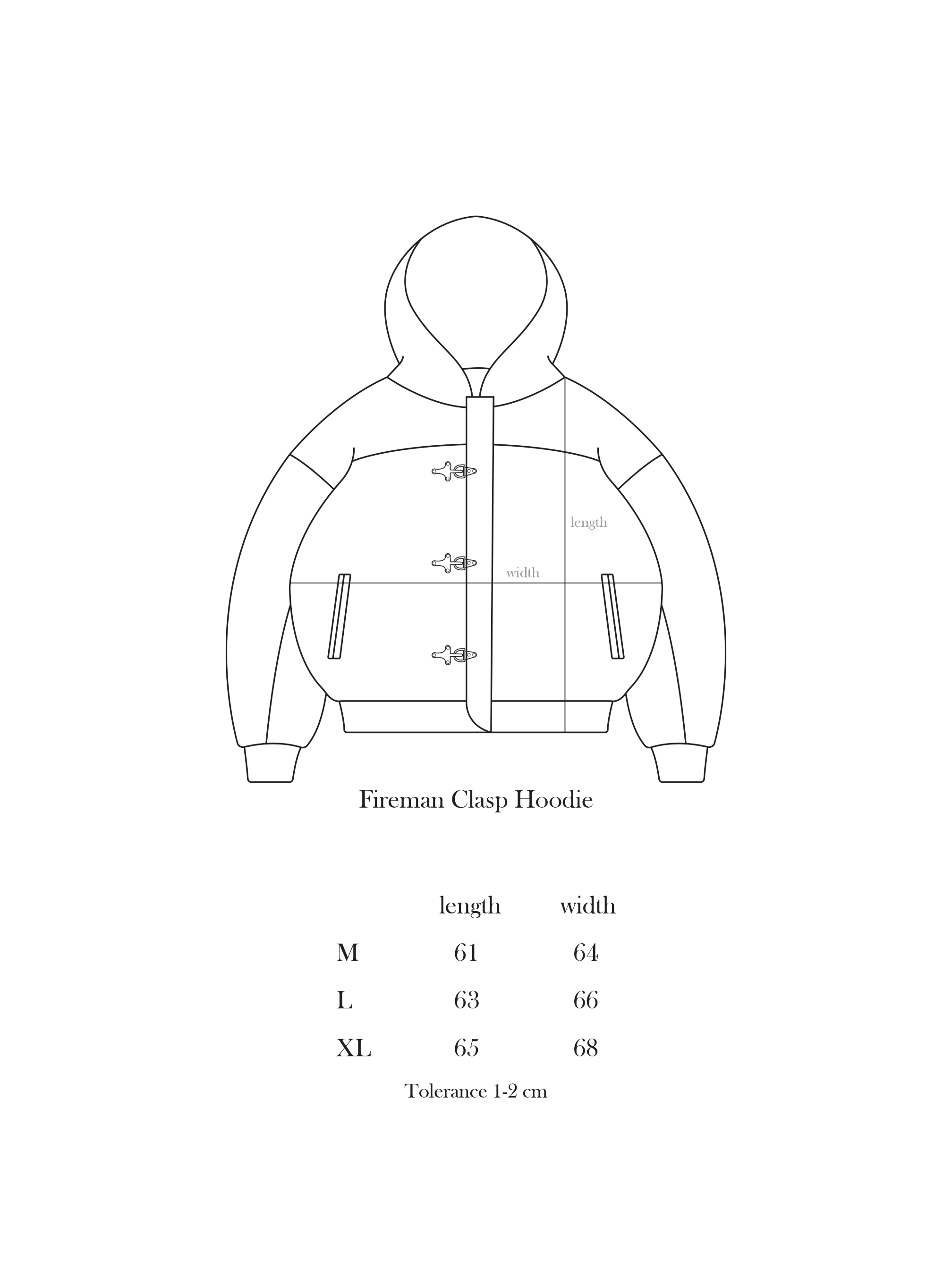 Authline - Fireman Clasp Hoodie