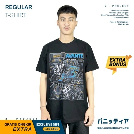 Image of Zetproject - Avante | Kaos Anime Lengan Pendek | OS