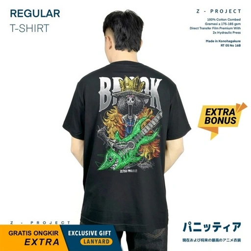 Image of Zetproject - Brook | Kaos Anime Lengan Pendek | OP