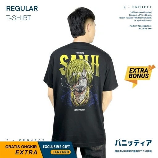 Image of Zetproject - Sanji | Kaos Anime Lengan Pendek | OP