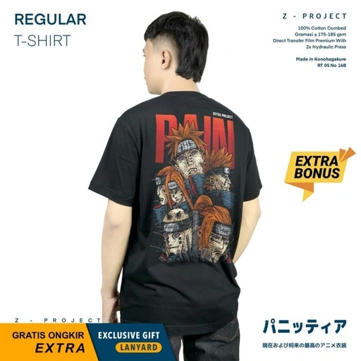 Image of Zetproject - Pain | Kaos Anime Lengan Pendek | NS