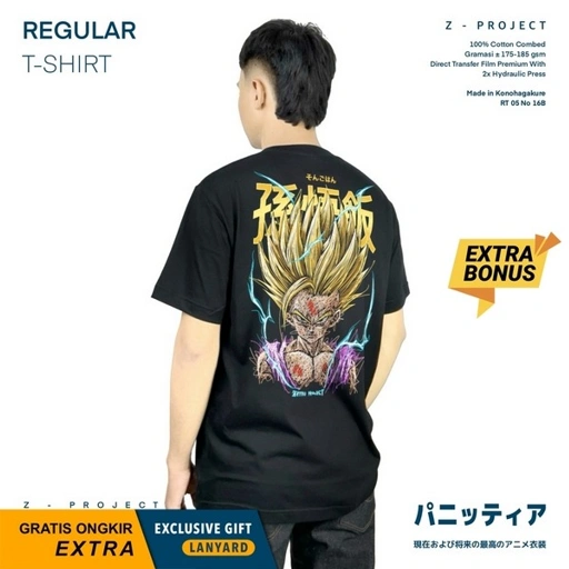 Image of Zetproject - Gohan | Kaos Anime Lengan Pendek | OS