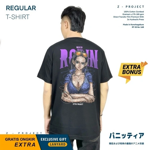 Image of Zetproject - Robin | Kaos Anime Lengan Pendek | OP