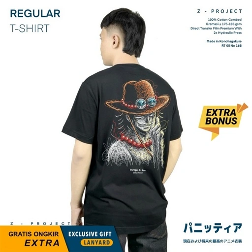 Image of Zetproject - Ace | Kaos Anime Lengan Pendek | OP