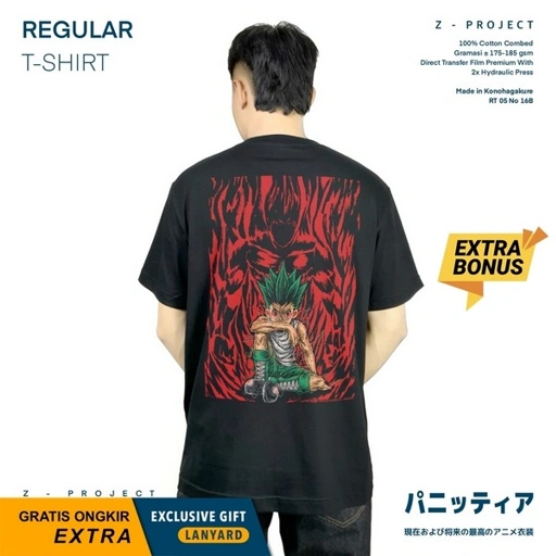 Image of Zetproject - Gon | Kaos Anime Lengan Pendek | OA
