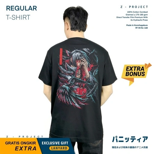 Image of Zetproject - Itachi | Kaos Anime Lengan Pendek | NS