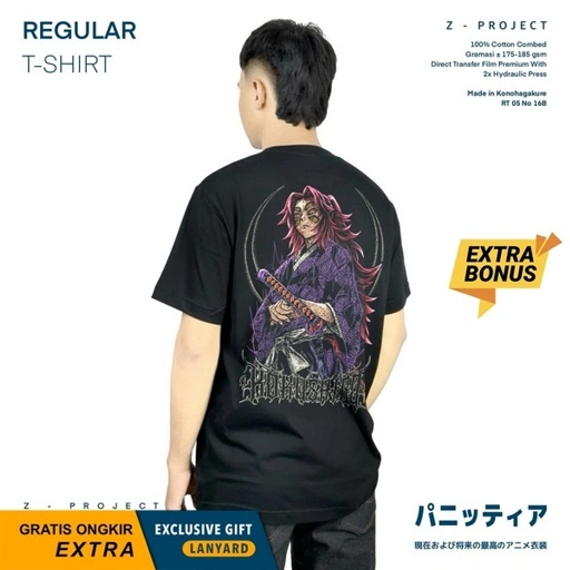 Image of Zetproject - Kokushibo | Kaos Anime Lengan Pendek | DS