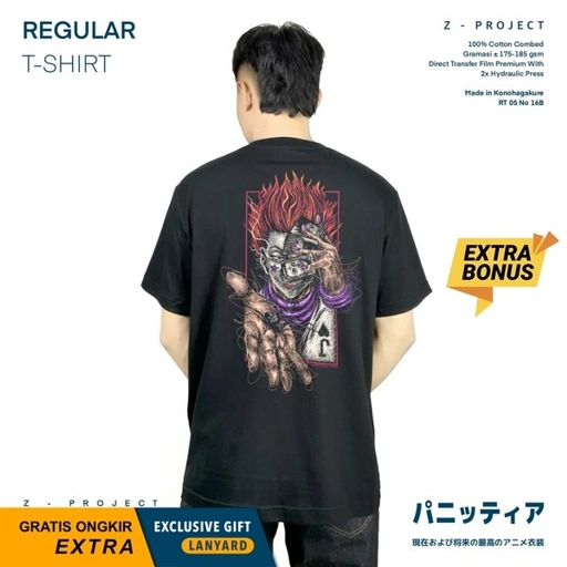 Image of Zetproject - Hisoka | Kaos Anime Lengan Pendek | OA