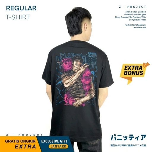 Image of Zetproject - Toji | Kaos Anime Lengan Pendek | JJK