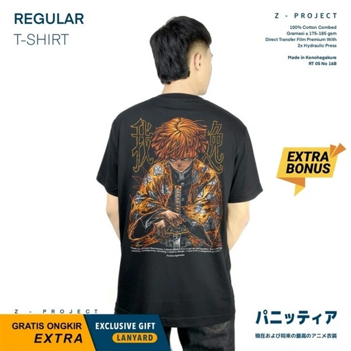 Image of Zetproject - Zenitsu | Kaos Anime Lengan Pendek | OA