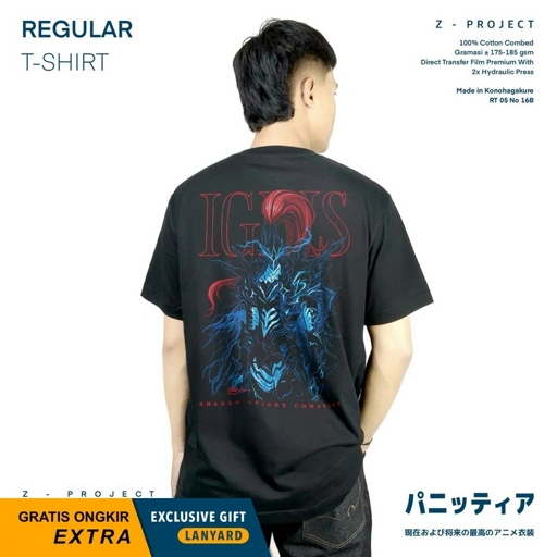 Image of Zetproject - Igris | Kaos Anime Lengan Pendek | OA