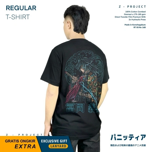 Image of Zetproject - Giyu | Kaos Anime Lengan Pendek | DS