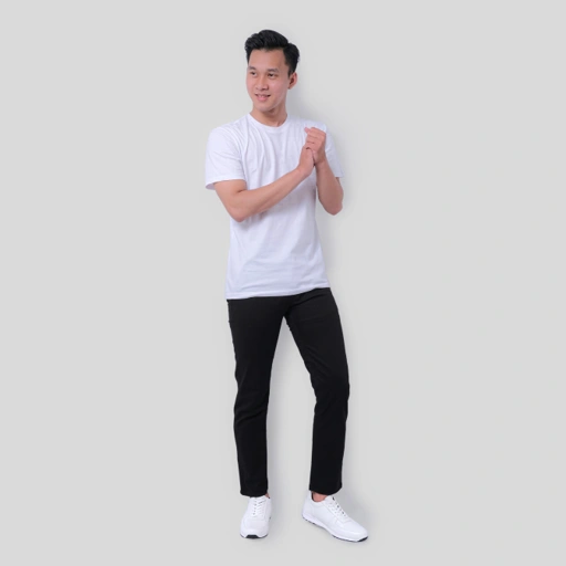 Image of Kaos Lengan Pendek Pria Wanita Unisex - Tshirt Kaos Polos Pendek Oblong Unisex Size S-XXL