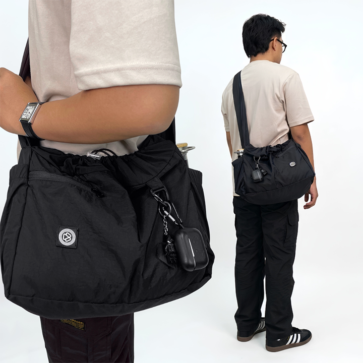 Tas Selempang Dusky Crinckle Sling Bag Edge