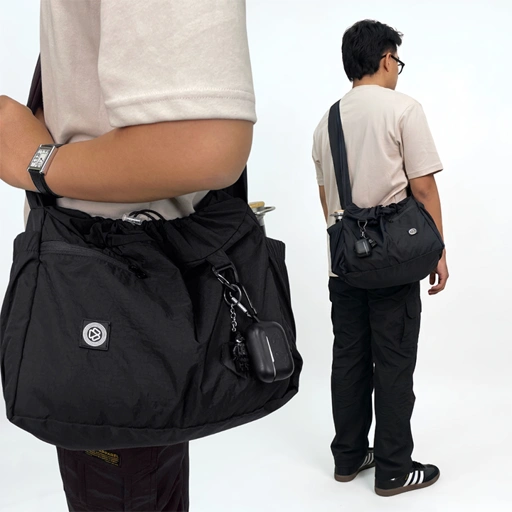 Tas Selempang Dusky Crinckle Sling Bag Edge