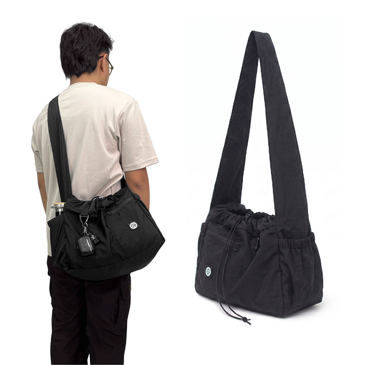 Tas Selempang Dusky Crinckle Sling Bag Edge