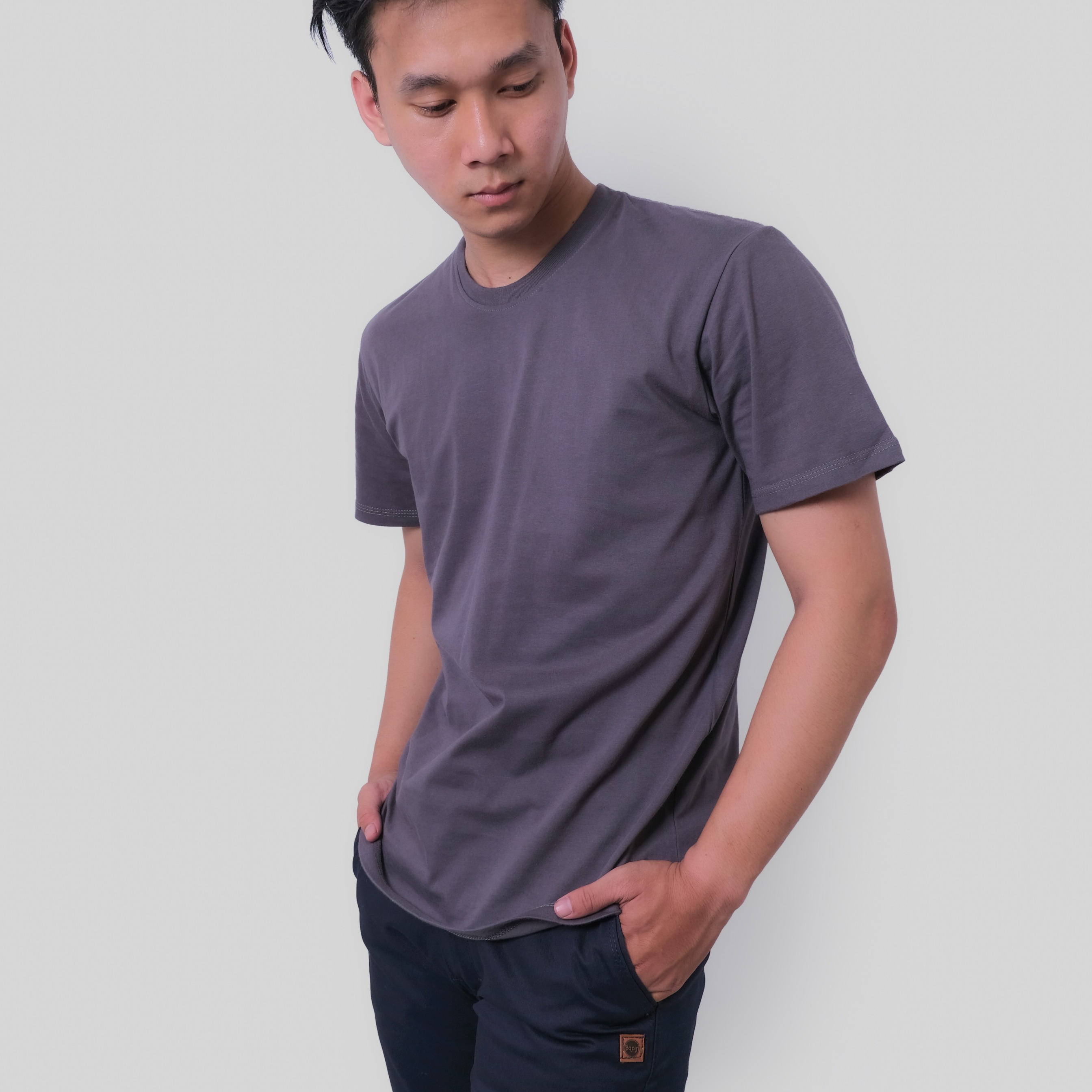 Kaos Lengan Pendek Pria Wanita Unisex - Tshirt Kaos Polos Pendek Oblong Unisex Size S-XXL