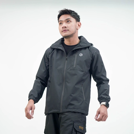 Jaket Parasut Pria Terrain-X Windproof Premium Gortex