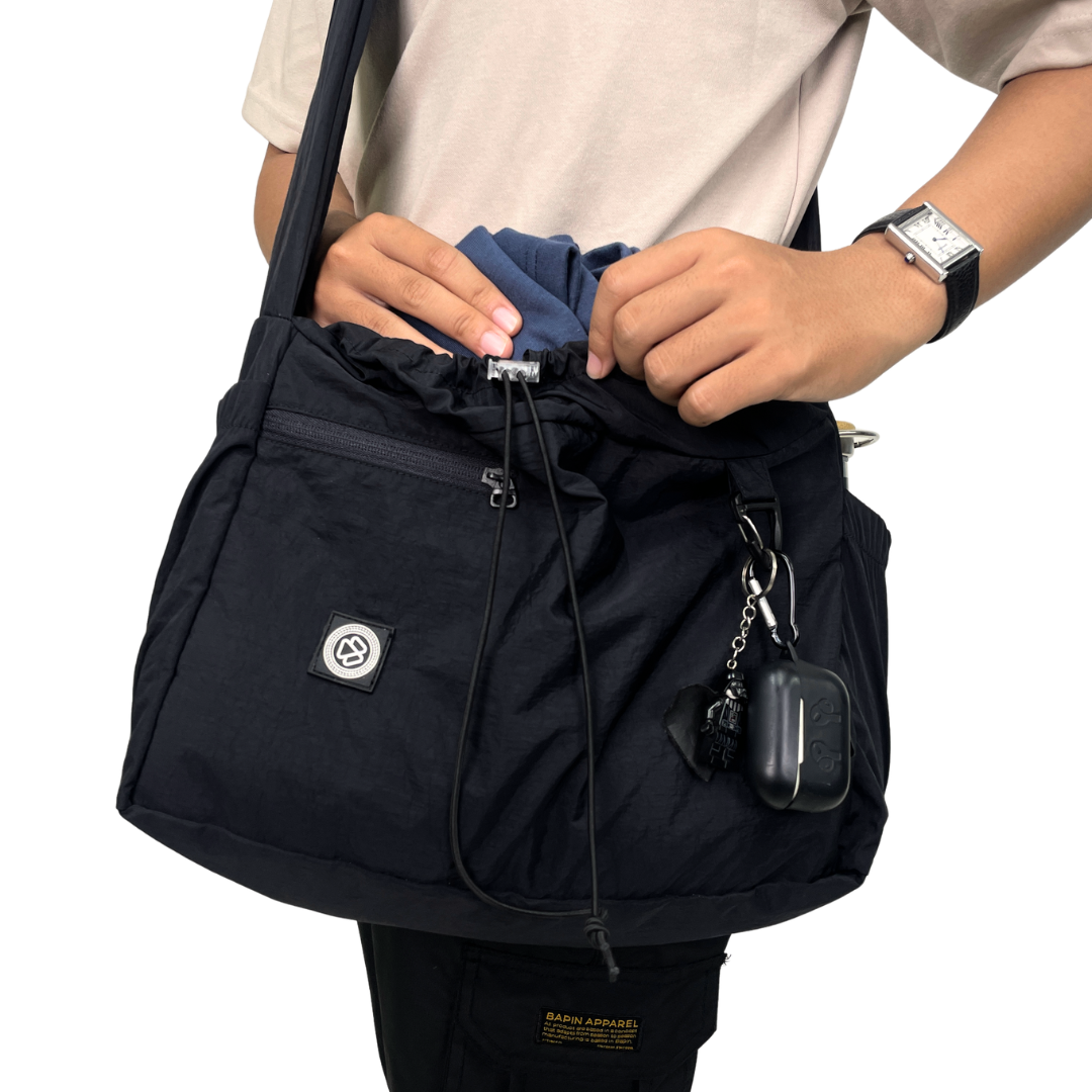 Tas Selempang Dusky Crinckle Sling Bag Edge