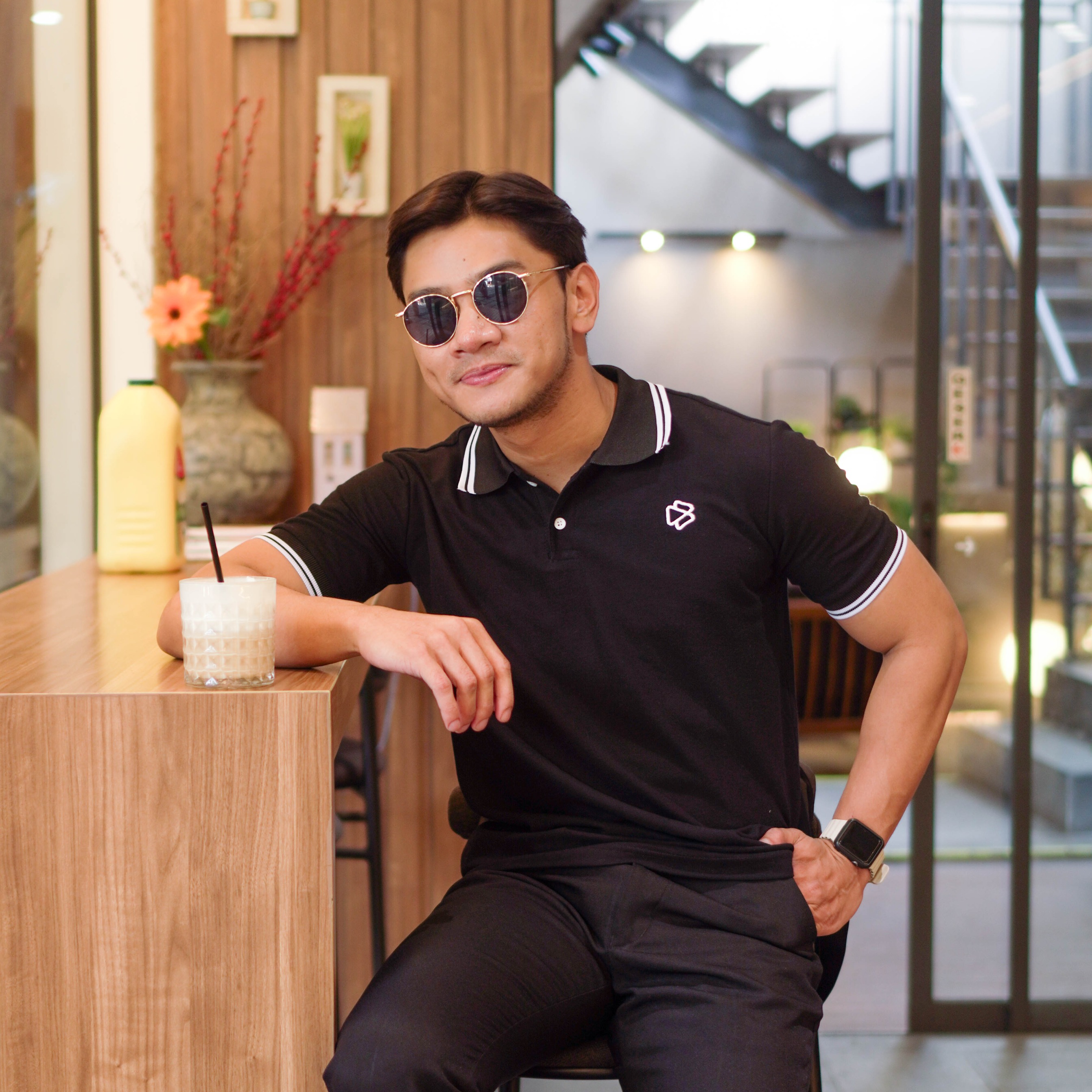 Polo Shirt Pria Oliver Lengan Pendek Kaos Kerah Premium