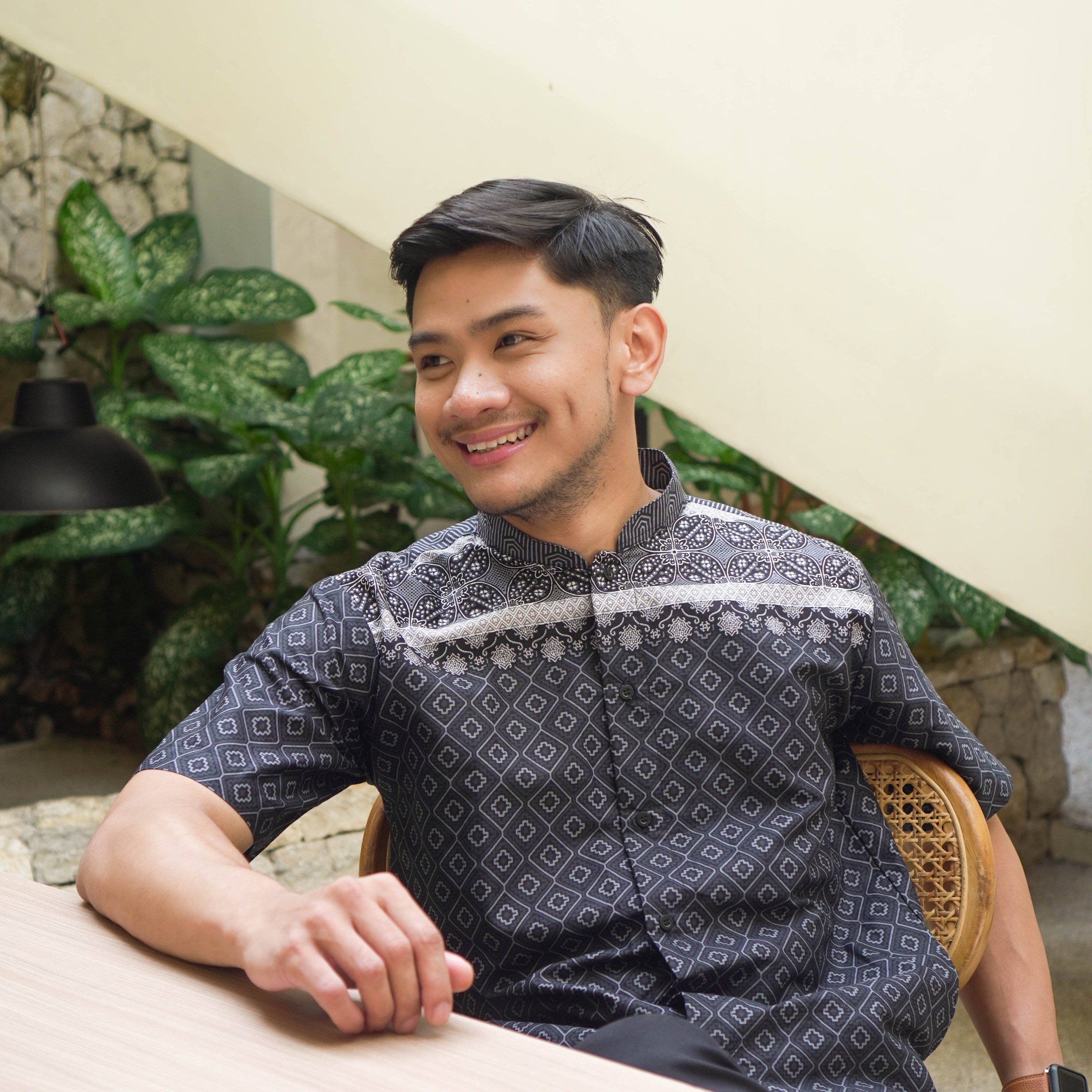 Baju Koko Pria Lengan Pendek Khalifa | Baju Koko Kemeja Batik