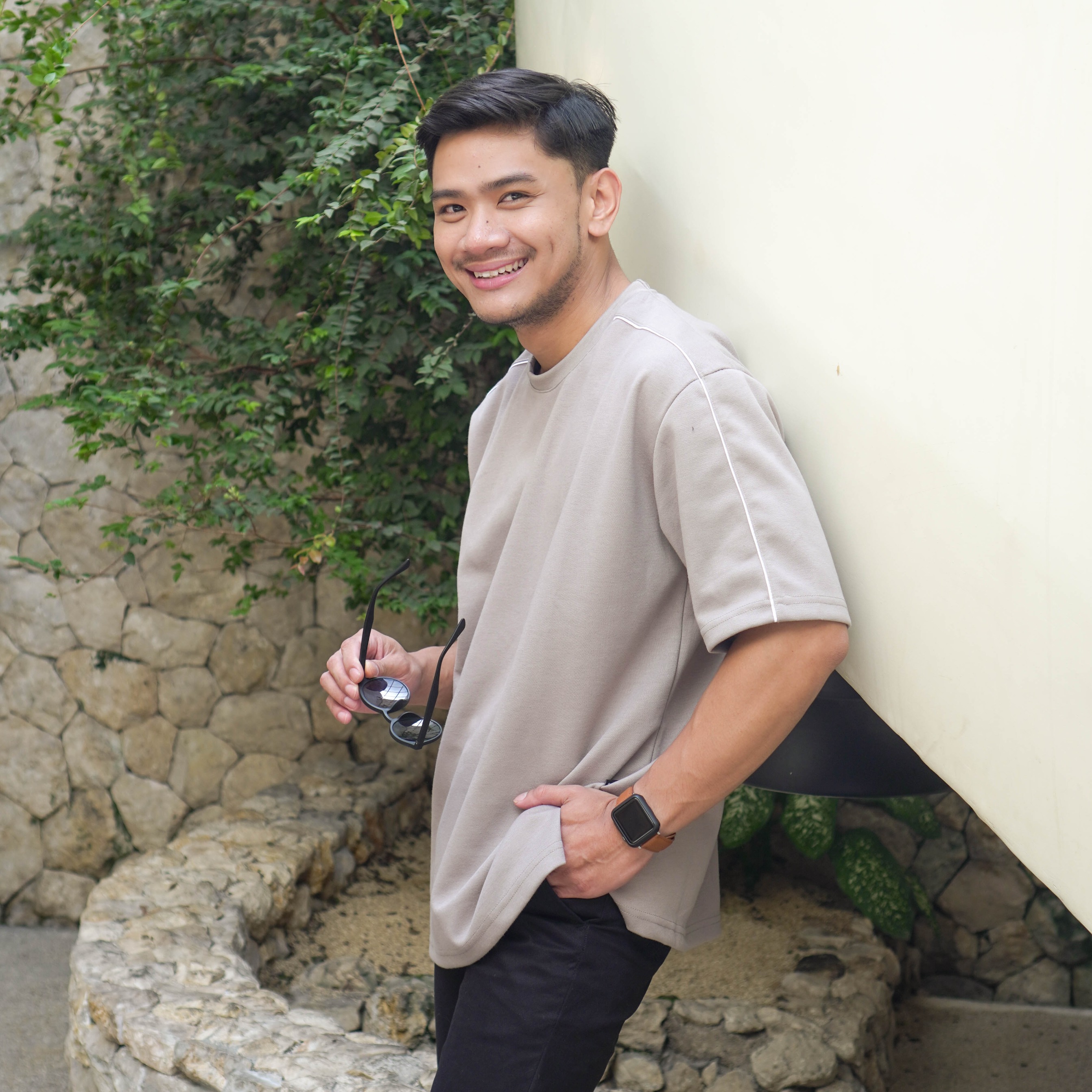 Kaos Oversize Pria Danbowl Breeze - Baju Kaos Pria Polos