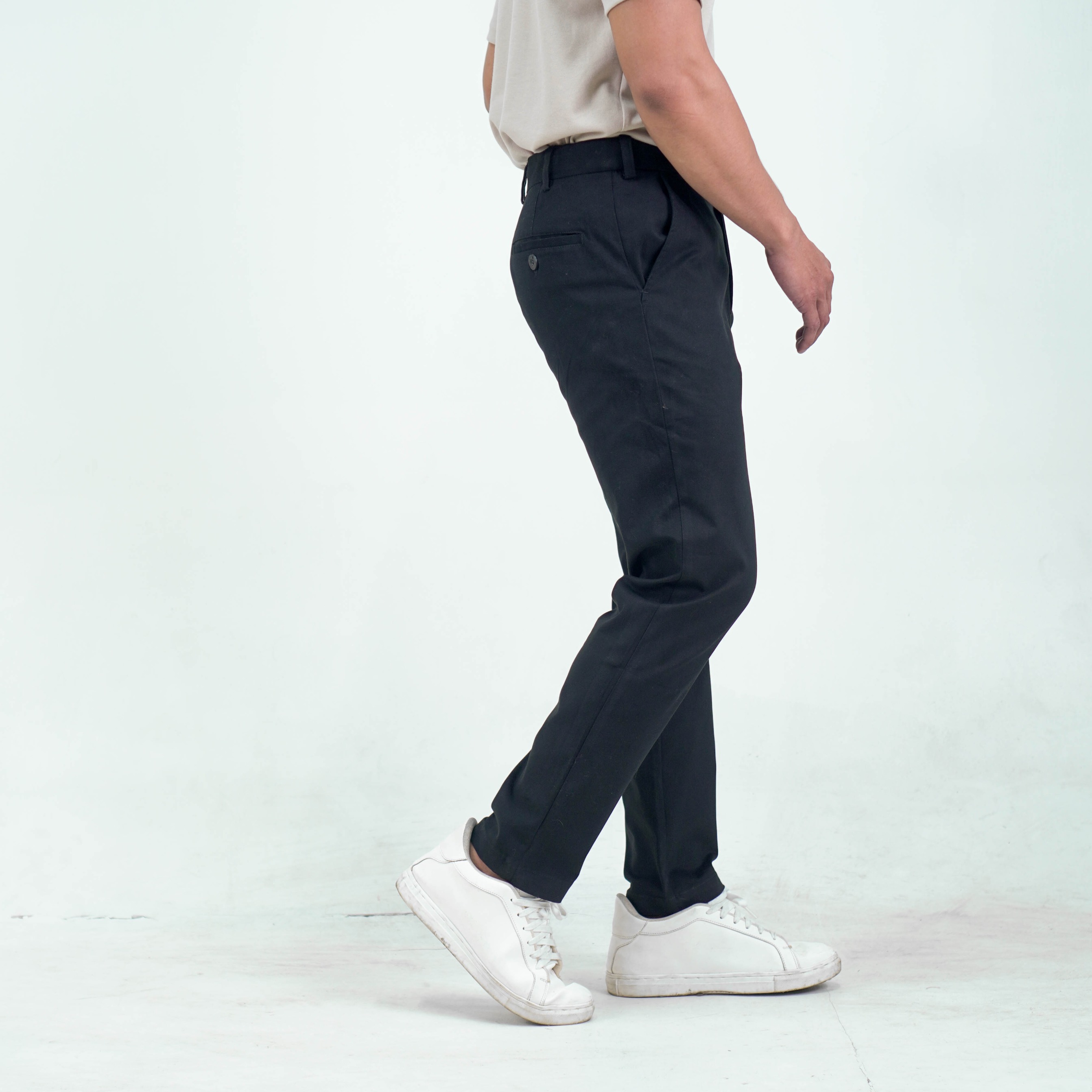 Celana Chino Ankle Pants Pria Slim Fit Harvey Premium Stretch Nyaman Kerja Casual