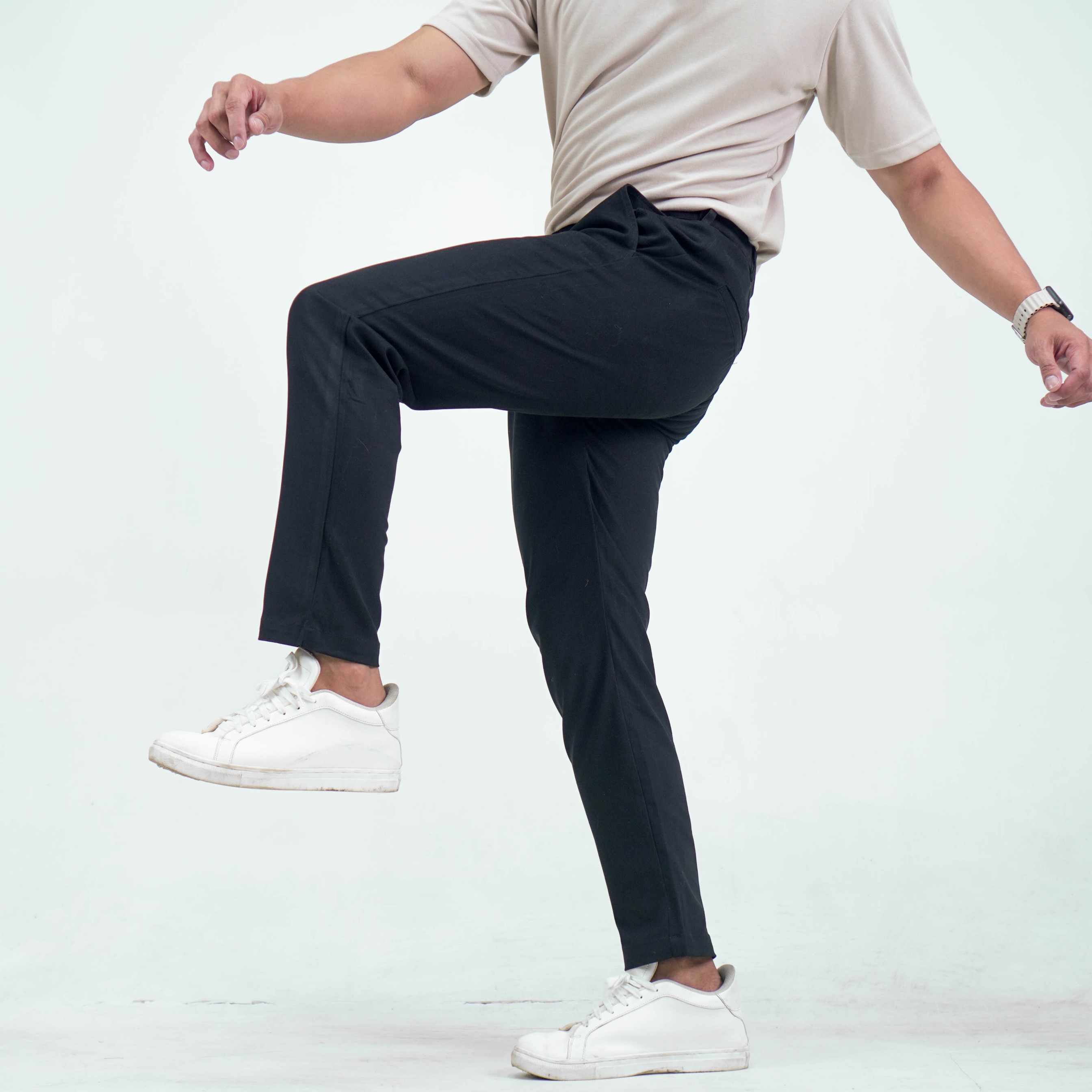 Celana Chino Ankle Pants Pria Slim Fit Harvey Premium Stretch Nyaman Kerja Casual