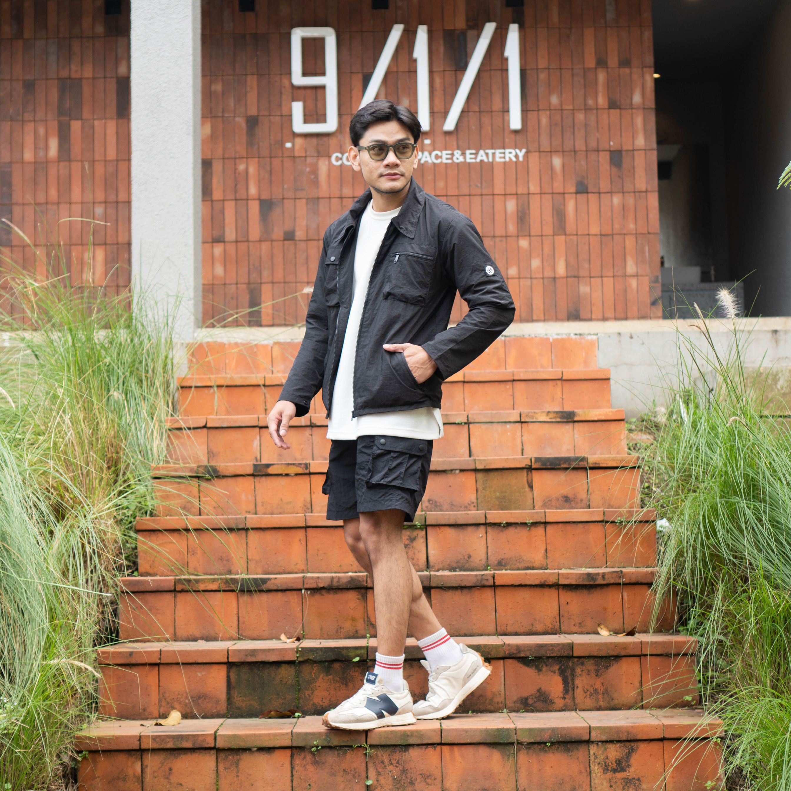 Overshirt Jacket Hidden Black - Jaket Pria Overshirt