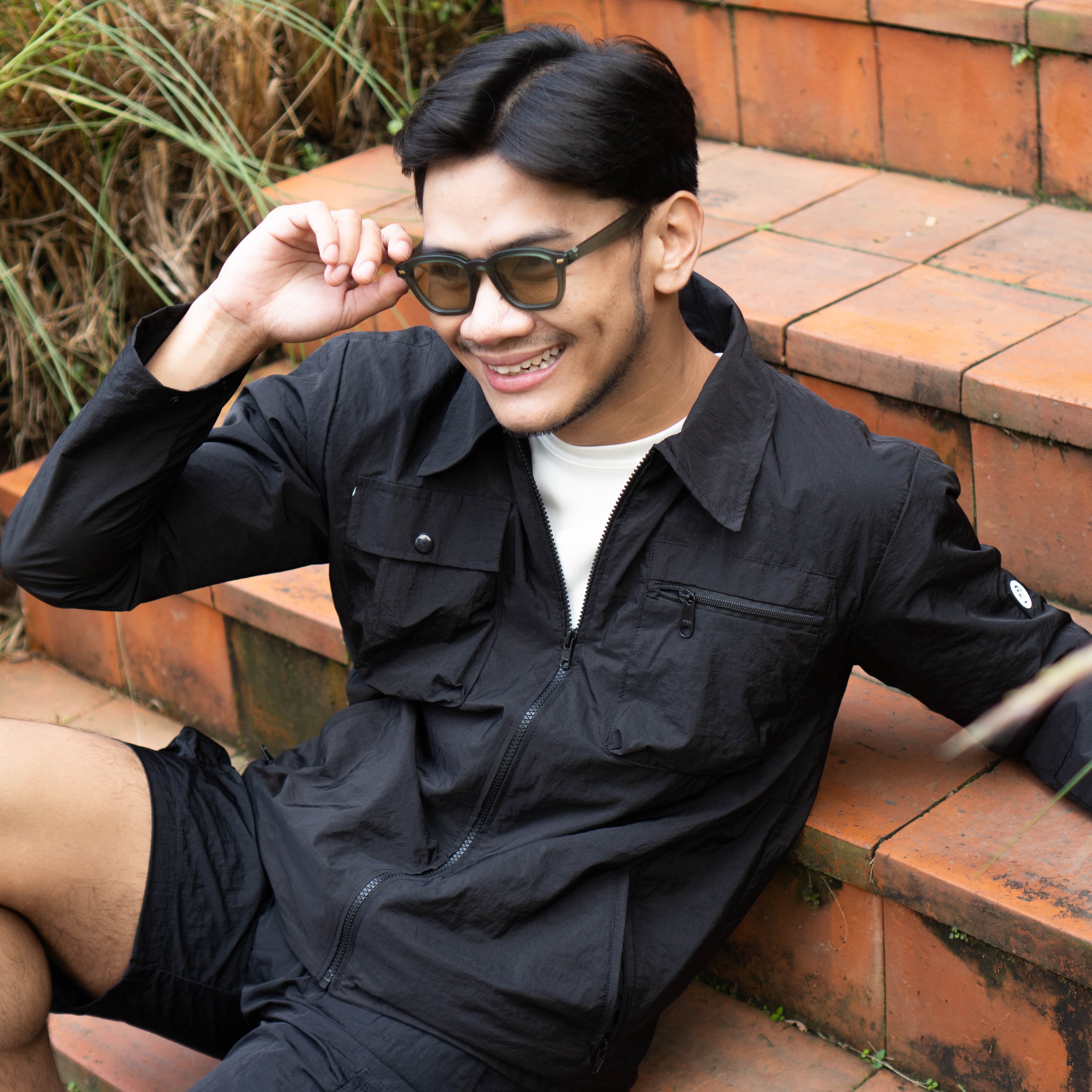 Overshirt Jacket Hidden Black - Jaket Pria Overshirt