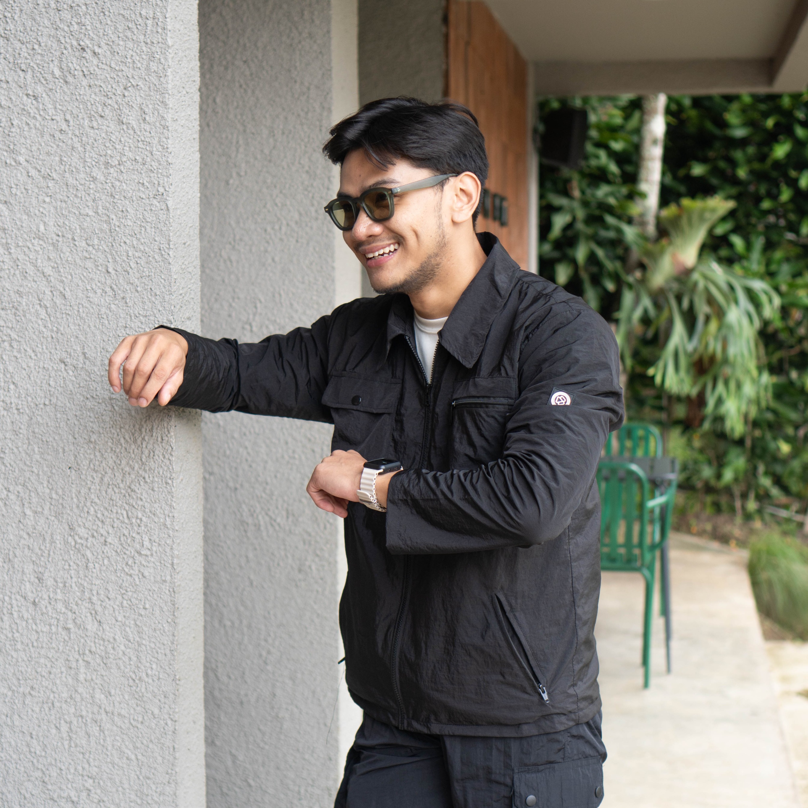 Overshirt Jacket Hidden Black - Jaket Pria Overshirt
