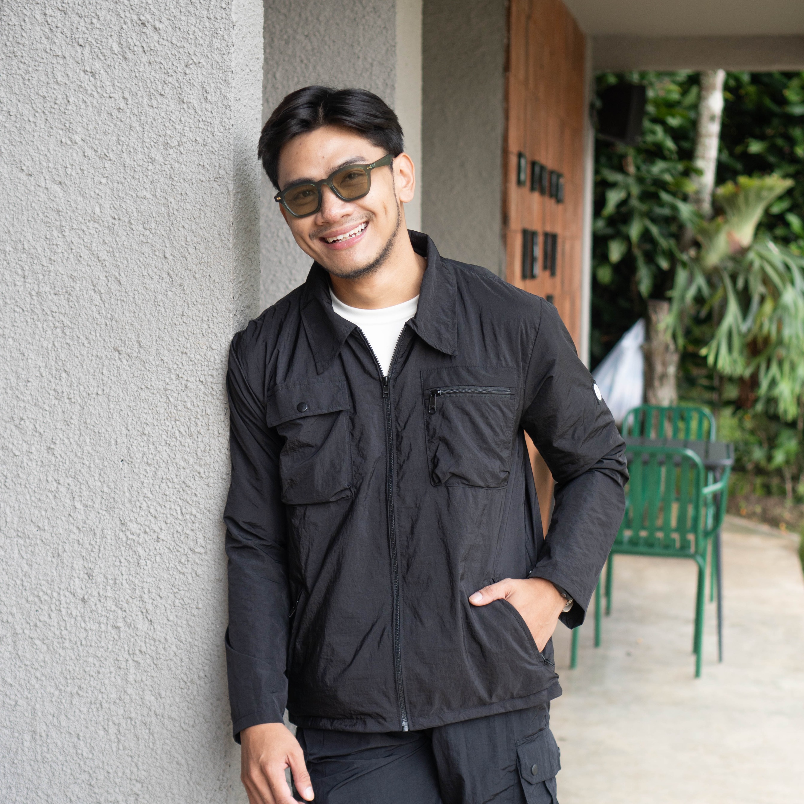 Overshirt Jacket Hidden Black - Jaket Pria Overshirt