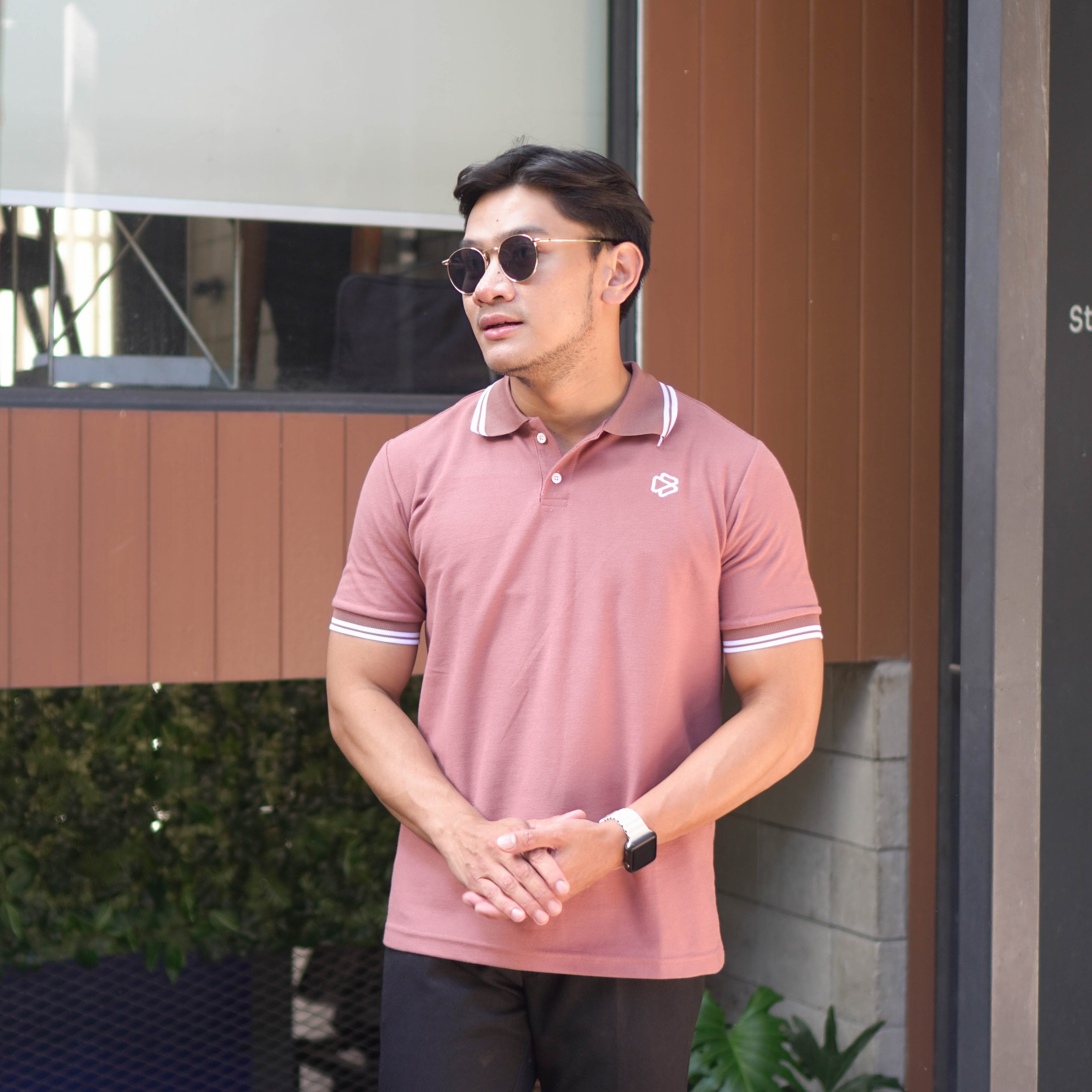 Polo Shirt Pria Oliver Lengan Pendek Kaos Kerah Premium