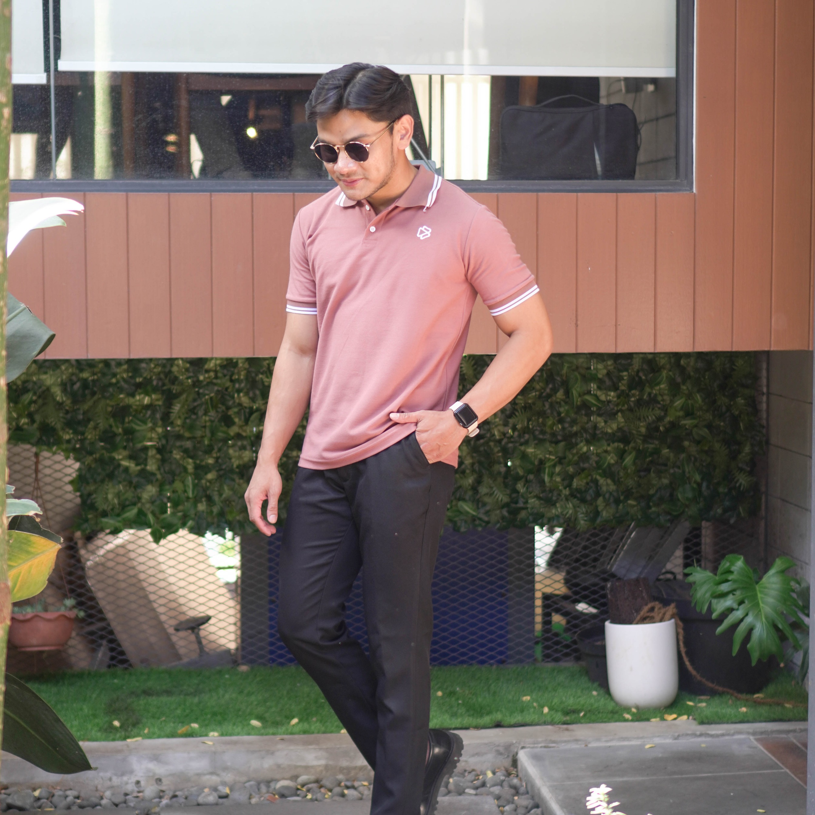 Polo Shirt Pria Oliver Lengan Pendek Kaos Kerah Premium