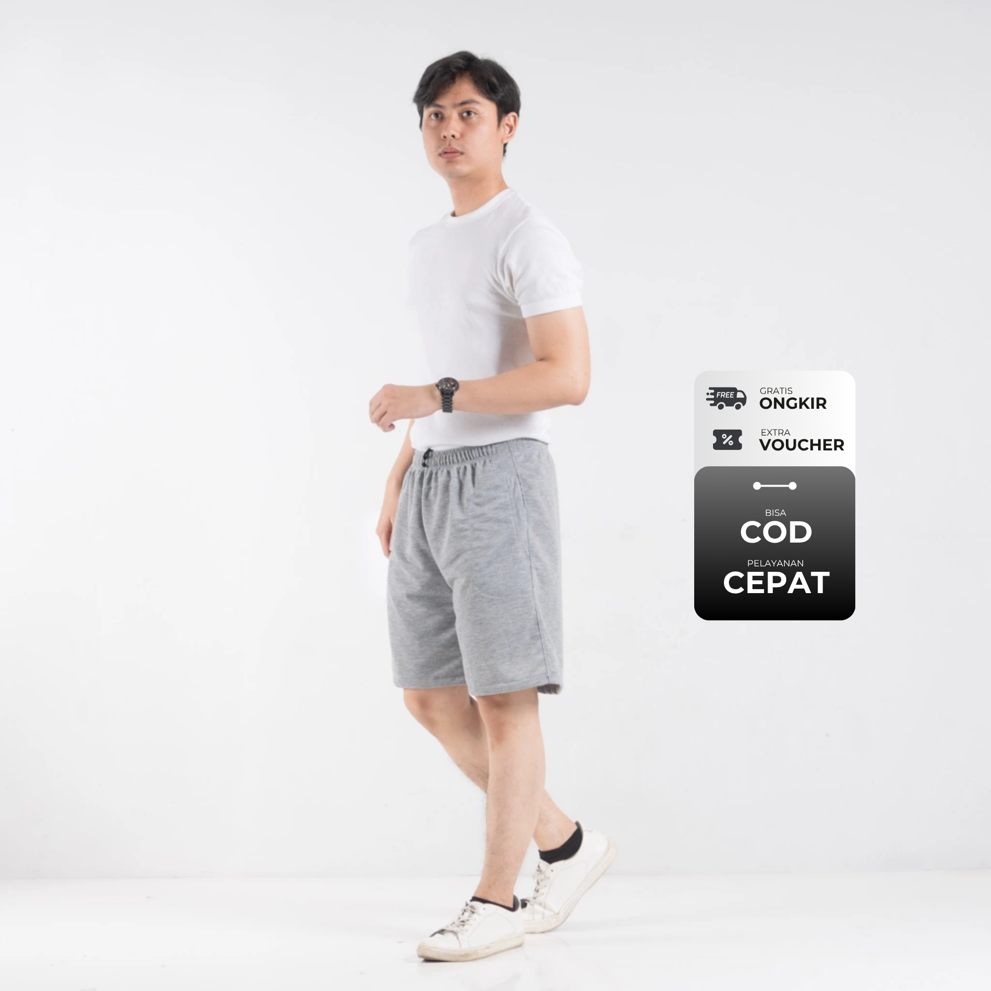 Celana Pendek Boxer Pria - Terry Short Pants