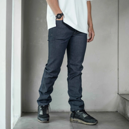 Image of Celana Jeans Panjang Pria Pureblue - Long Pants Raw Denim