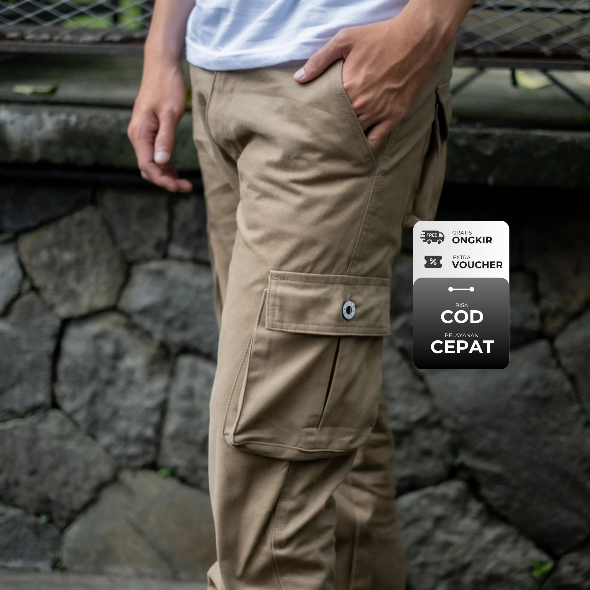 Celana Cargo Panjang Original - Long Cargo Pants