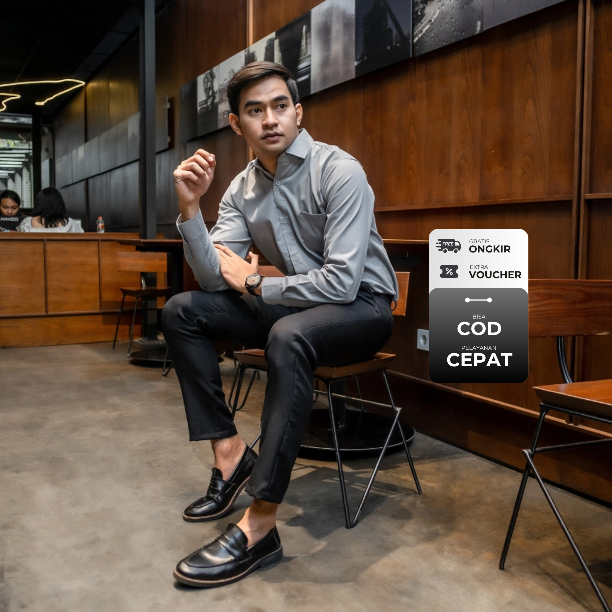 Celana Bahan Formal Pria Original - Trousers Pants Slimfit