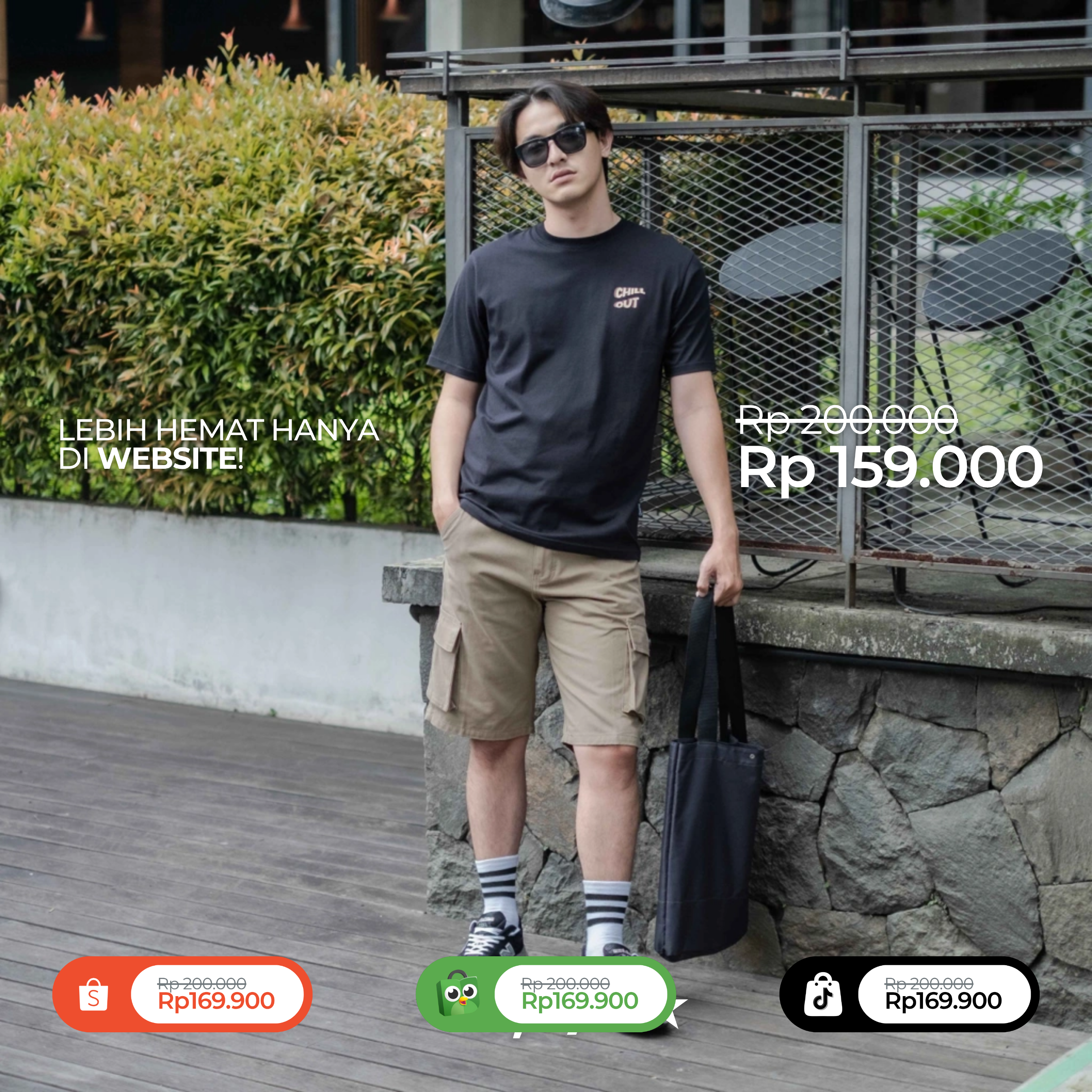 Celana Cargo Pendek Original - Short Cargo Pants
