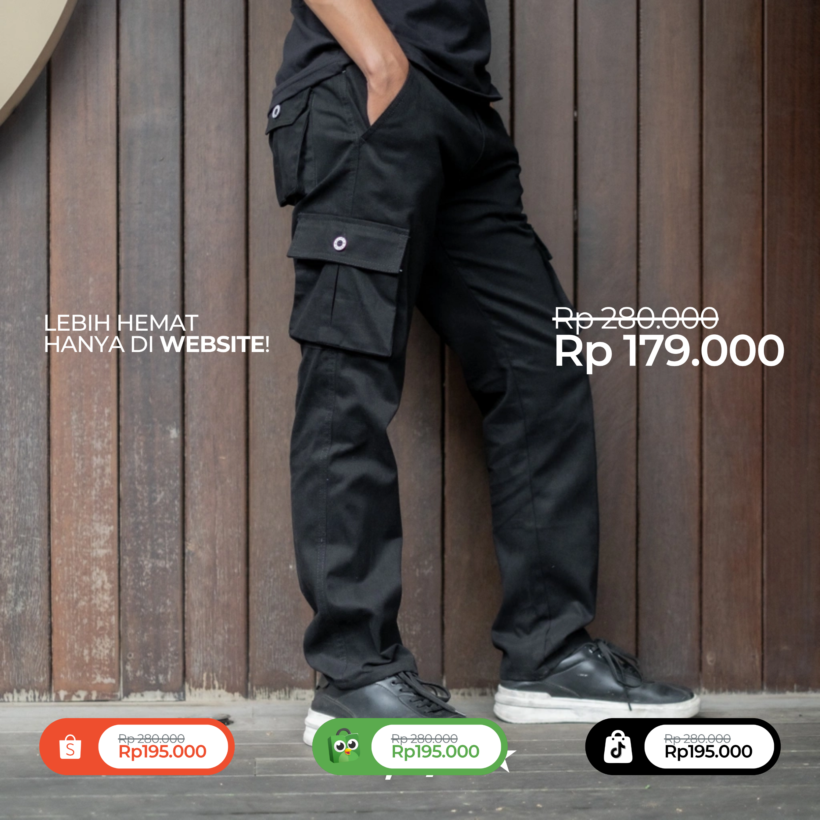 Celana Cargo Panjang Original - Long Cargo Pants