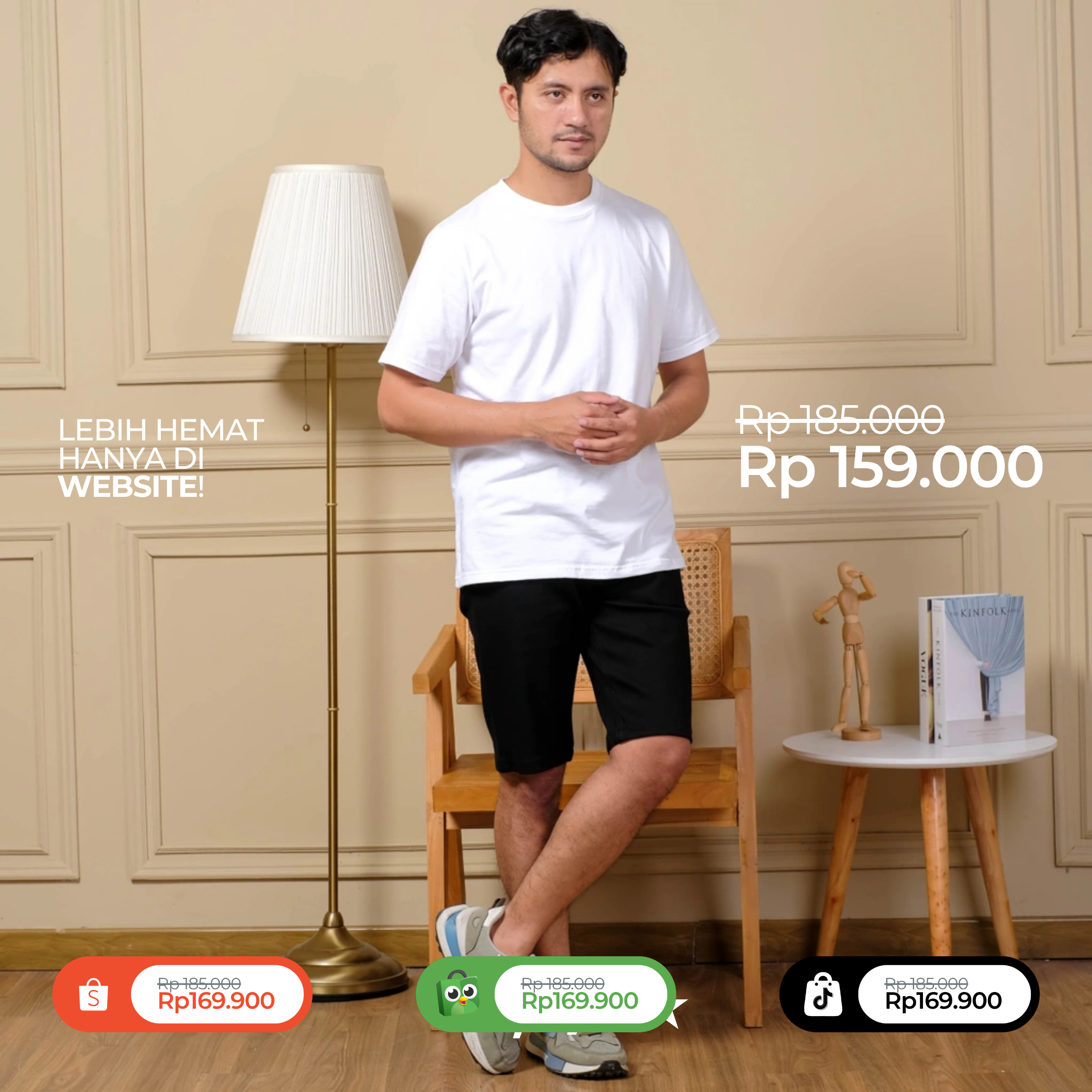 Celana Jeans Pendek Pria