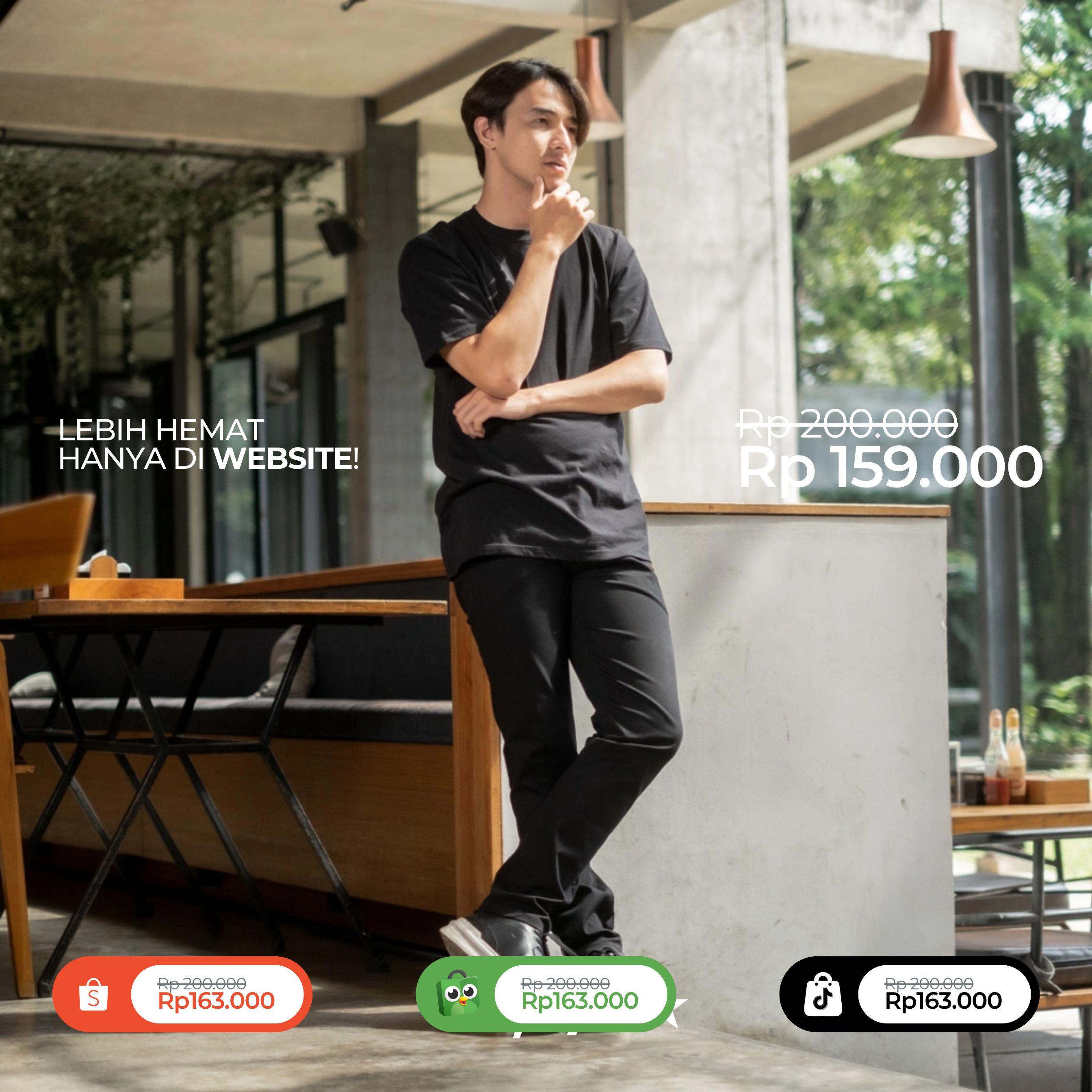 Celana Chino Panjang Original Pria