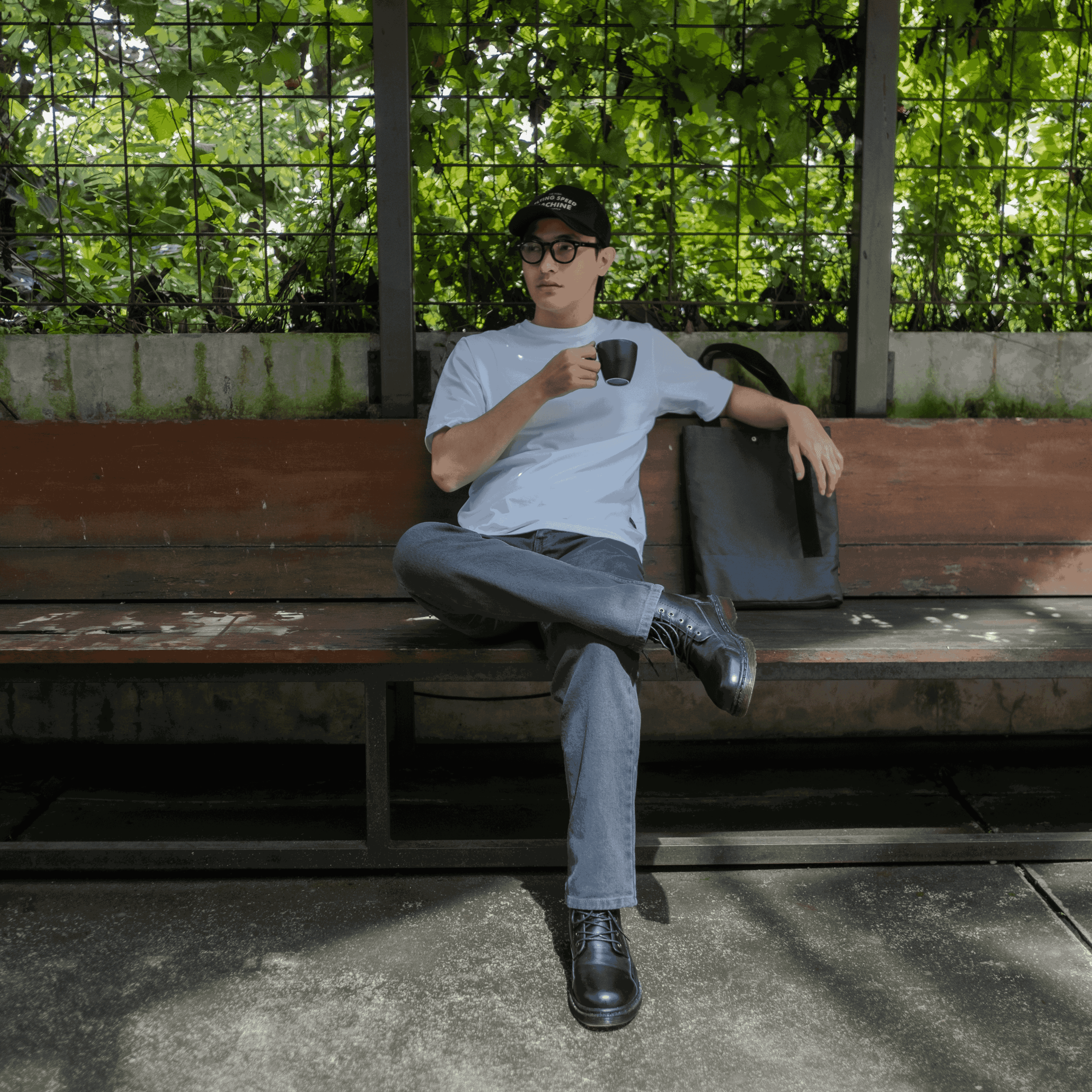 Celana Jeans Reguler Pria - Basic Long Denim Pants Standar