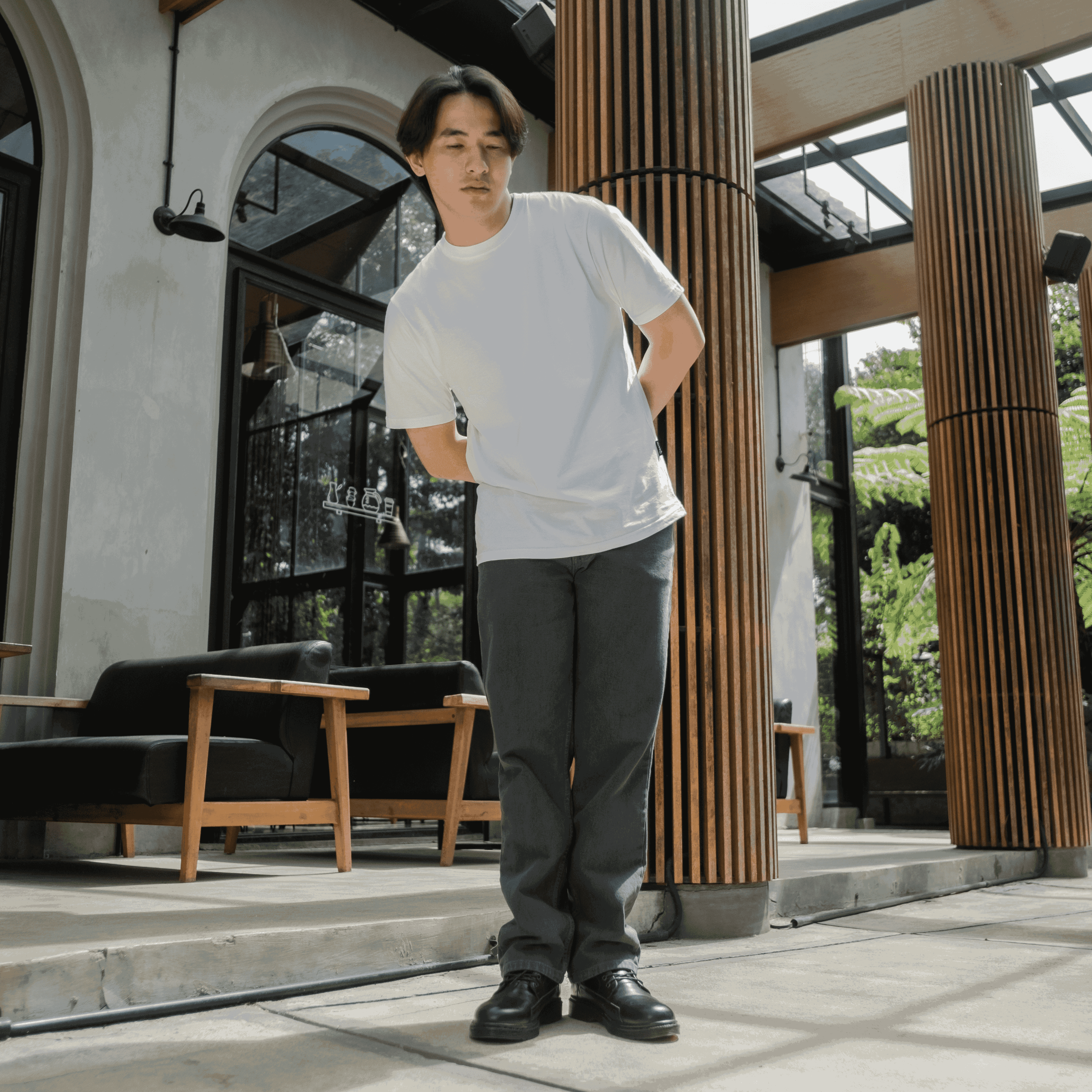 Celana Jeans Reguler Pria - Basic Long Denim Pants Standar