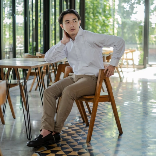 Image of Celana Chino Panjang Reguler Fit Pria - Celana Chino Non Stretch Original