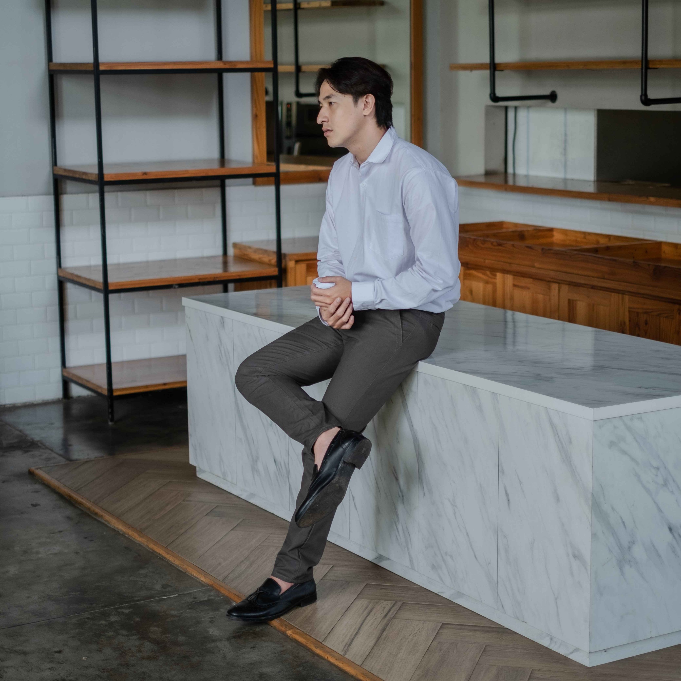 Celana Chino Panjang Reguler Fit Pria - Celana Chino Non Stretch Original